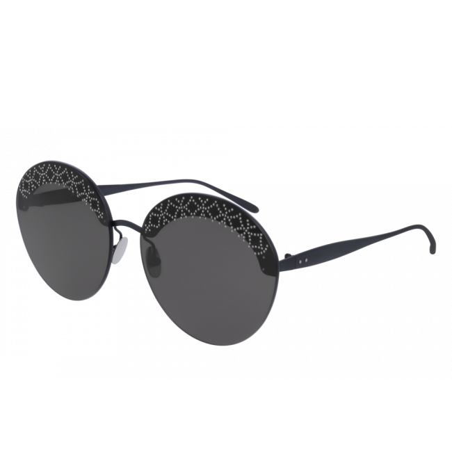 Occhiali da sole uomo donna Leziff Dallas Nero-Nero Satinato