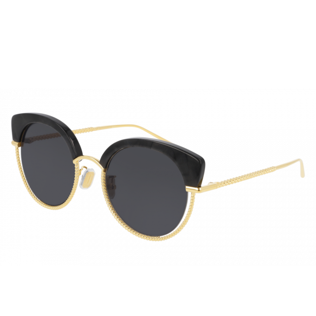 Men's Sunglasses Woman Leziff San Josè Blue Gradient/Gold