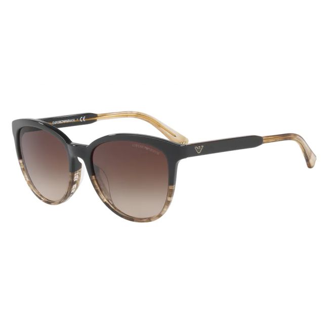 Occhiali da sole uomo donna Leziff Texas Blu Gradient-Nero Satinato