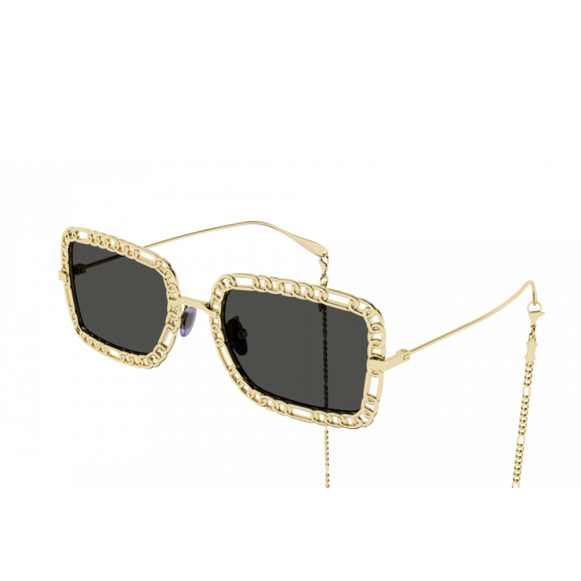 Occhiali da sole uomo donna Leziff M1863 Nero-Nero