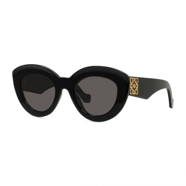 Occhiali da sole uomo donna Leziff M1863 Nero-Nero