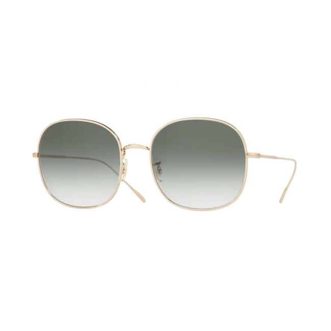 Men's Sunglasses Woman Leziff London Green-Gold