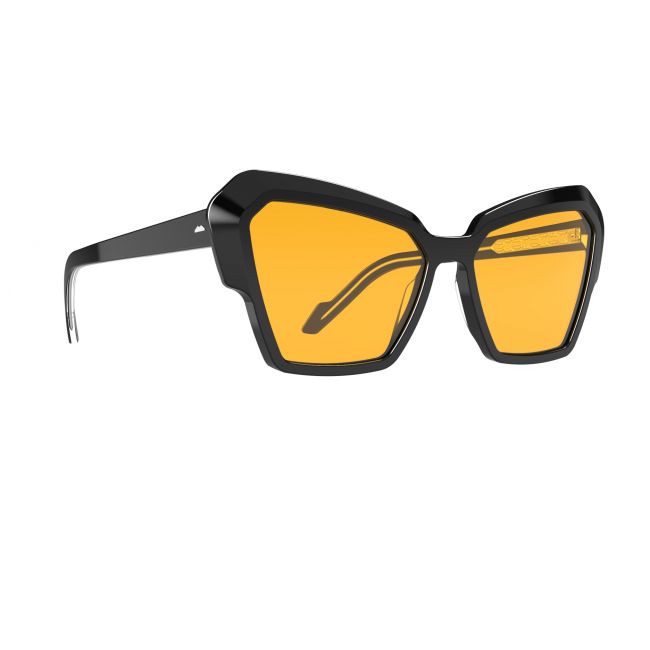 Men's Sunglasses Woman Leziff Tokyo Yellow-Black Satin