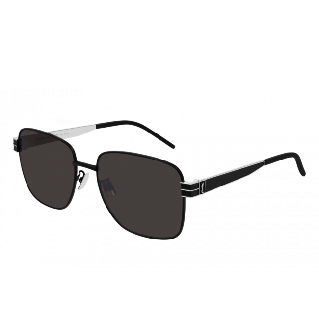 Men's Sunglasses Woman Leziff Montana Black-Silver