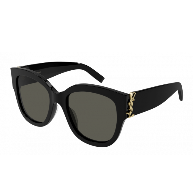 Men's Sunglasses Woman Leziff Los Angeles Black-Black Satin