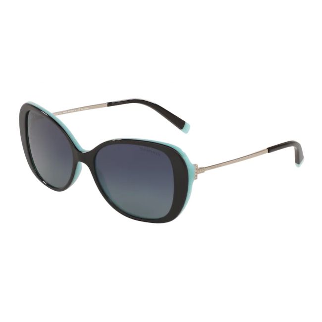 Men's Sunglasses Woman Leziff Paris Blue Gradient-Gold