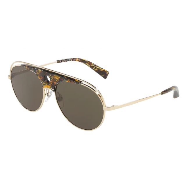 Men's woman sunglasses 9FIVE Caps LX Black & Gold gradient