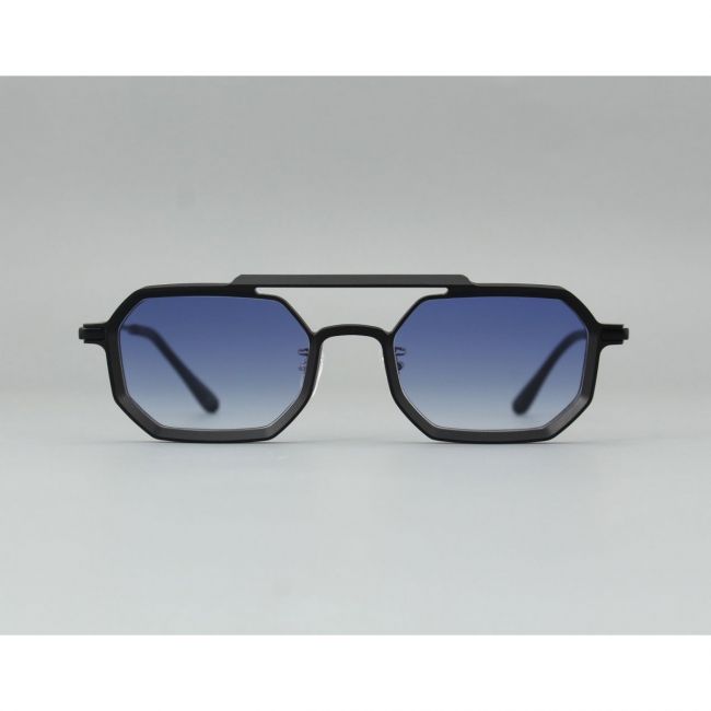 Sunglasses man woman Leziff Santiago Black-Black Satin