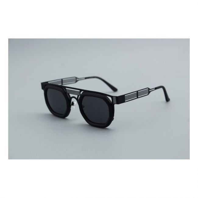 Men's Sunglasses Woman Leziff Dallas Green-Black Satin