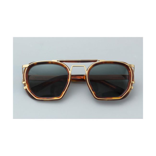 Men's Sunglasses Woman Leziff Lima Black-Gold