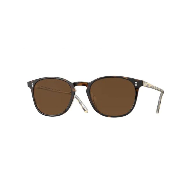 Men's woman sunglasses 9FIVE 50-50 Gold Round