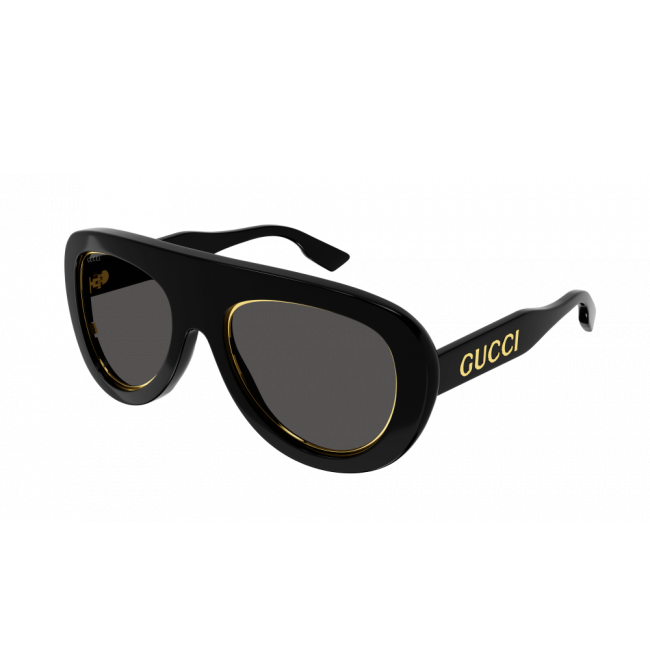 Men's woman sunglasses 9FIVE Iris Black & Gold gradient