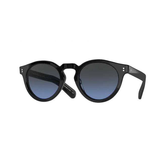 Men's woman sunglasses 9FIVE Lane Black & Gold Flip-up