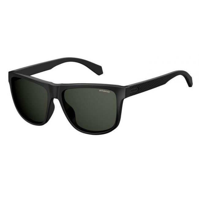 Men's woman sunglasses 9FIVE Shields Black - Blue/Teal Mirror