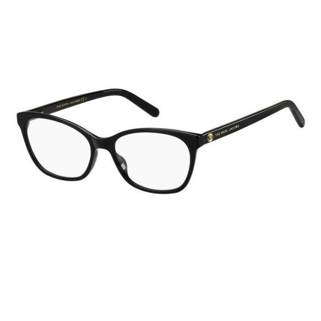 Men's eyeglasses woman Leziff Texas Blue Control-Black Satin