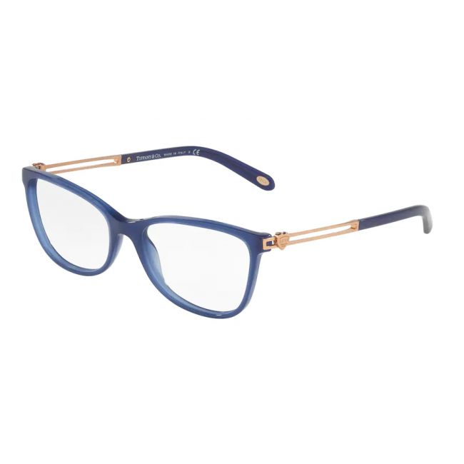 Men's eyeglasses woman Leziff Los Angeles Blue Control-White