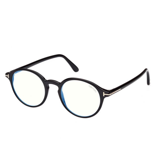 Men's eyeglasses woman Leziff Los Angeles Blue Control-Black Satin